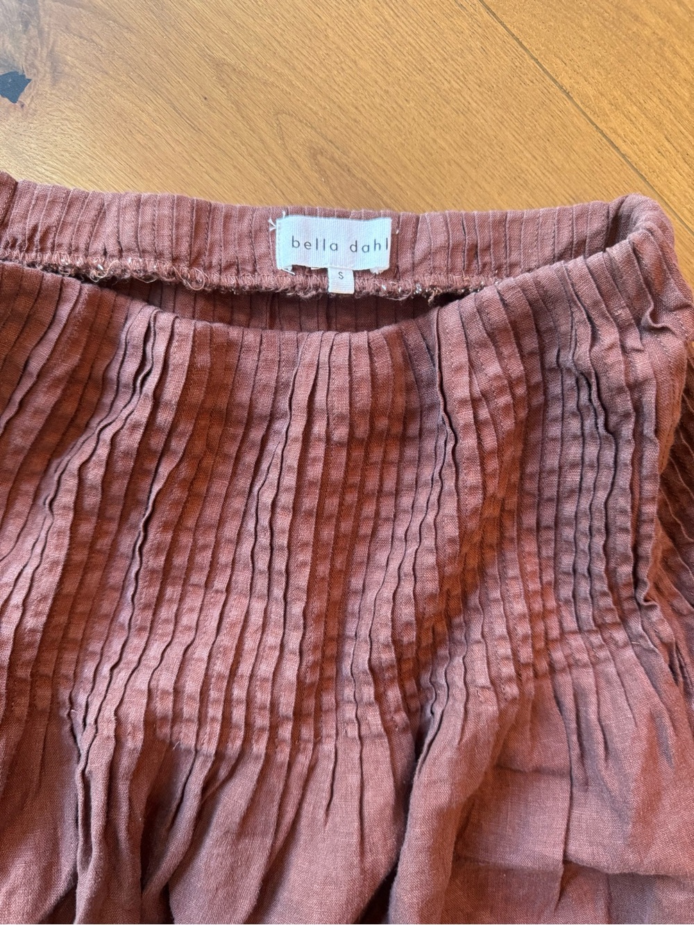 Bella Dahl Brown Mini Skirt - Picture 4 of 4